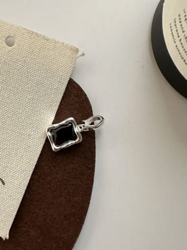 Pendant 11Z11 925 Sterling Silver Cubic Zirconia Geometric Vintage Necklace