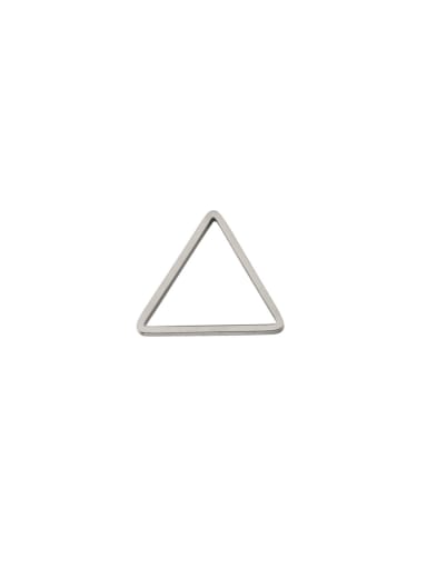 custom Stainless steel creative triangle pendant