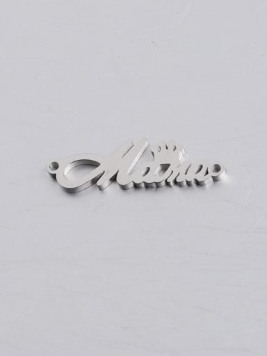 Stainless steel Crown letter Trend Connectors