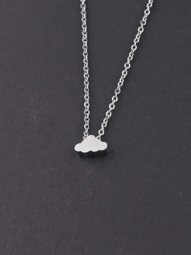 Stainless steel Cloud Minimalist Necklace
