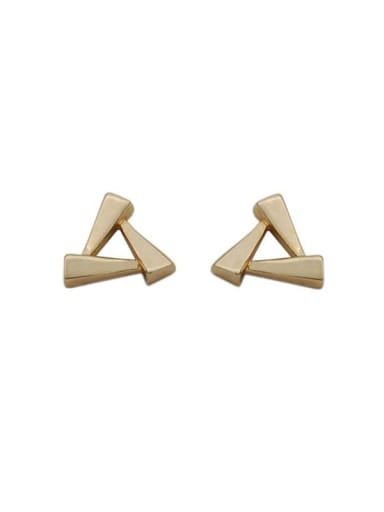925 Sterling Silver Triangle Trend Stud Earring