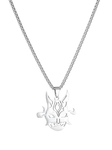 Stainless steel Icon Hip Hop Around the anime Genshin Impact Necklace