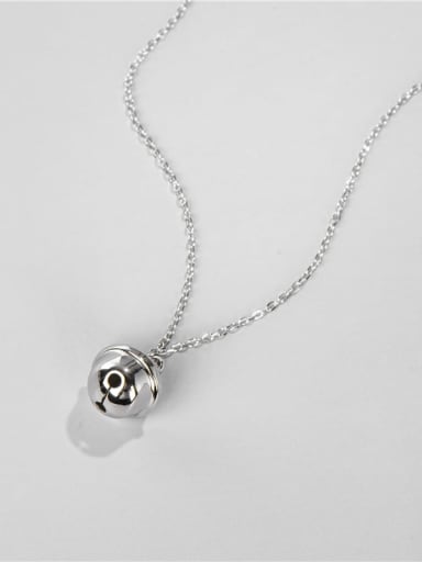 925 Sterling Silver Bell Minimalist Necklace