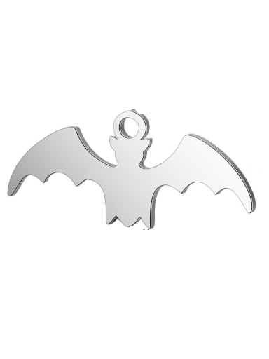 Stainless steel bat Charm Height : 17.8mm , Width: 7.9 mm