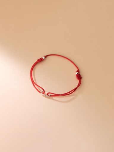 925 Sterling Silver Weave Minimalist Handmade Weave Bracelet