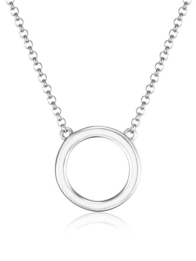 Necklace 925 Sterling Silver round ring,necklace or earring