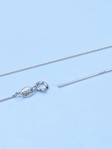 925 Sterling Silver Box Chain With Needle
