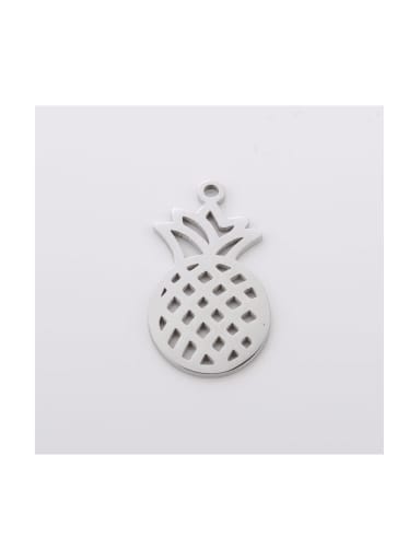 custom Stainless steel  Hollow pineapple pendant