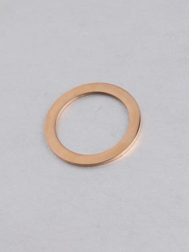 Rose Gold Stainless steel big circle circle jewelry accessories