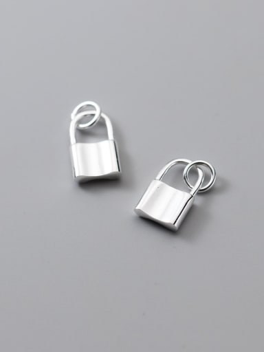 custom S925 Silver Plating Seiko Lock Pendant