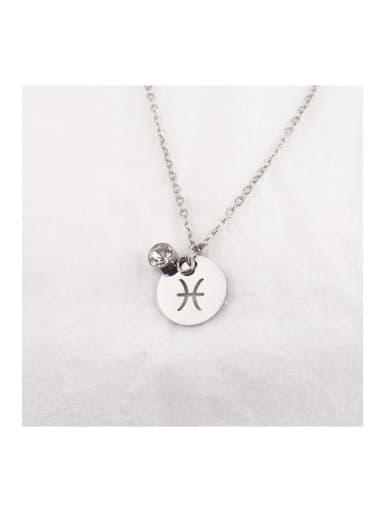 Stainless steel Rhinestone Constellation Minimalist Necklace