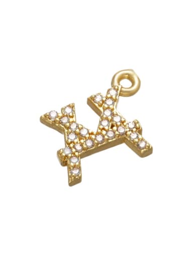Brass Diamond Gold Plated Bird Pendant