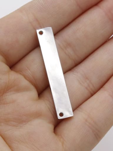Stainless steel mirror polished long strip tag