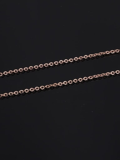 Rose Gold 75cm Stainless steel chain necklace / jewelry with chain