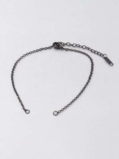 black Stainless steel DIY bracelet chain accessories