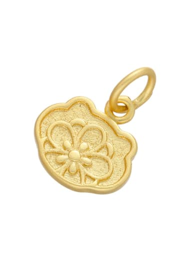 5 Flower Longevity Lock Gourd Design Chinese Style Small Pendant