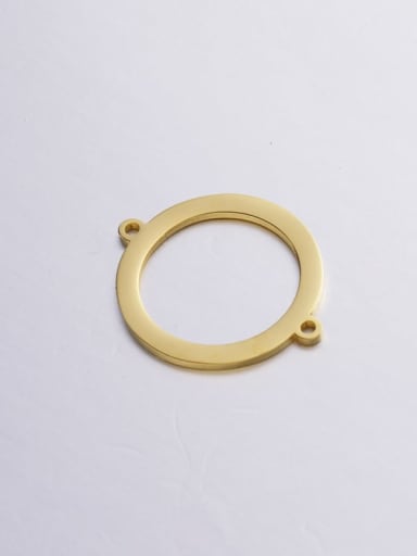 golden Stainless steel hollow ring connector