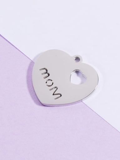 Stainless steel Letter Minimalist Pendant