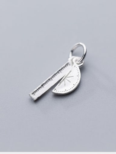 925 Sterling Silver ruler Protractor Charm