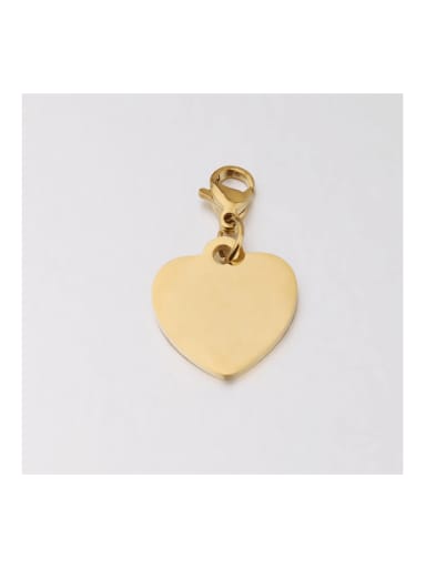 Stainless steel melon seed buckle love pendant
