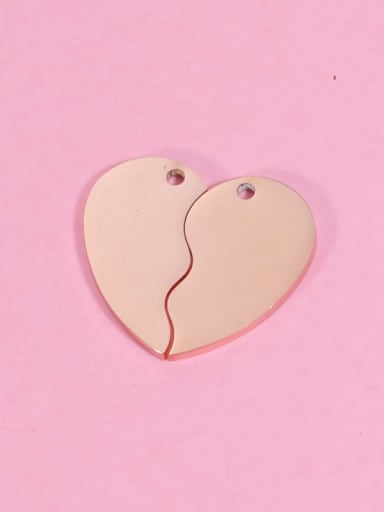 Stainless steel Heart Couples Minimalist Pendant