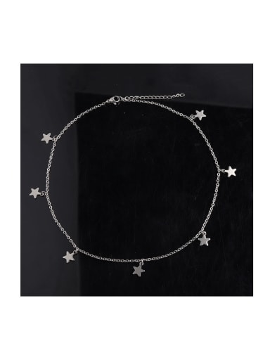 Stainless steel Star clavicle chain
