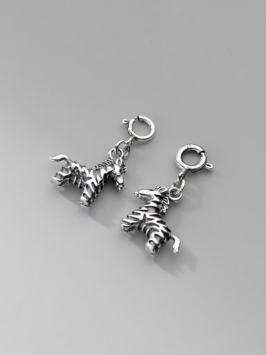 925 Sterling Silver Horse Cute Bails