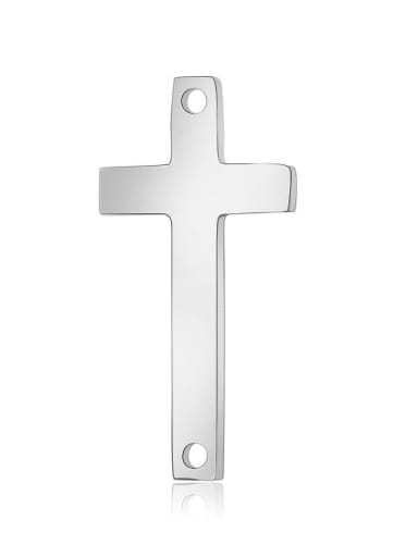 Stainless steel Cross Charm Height : 10 mm , Width: 20 mm