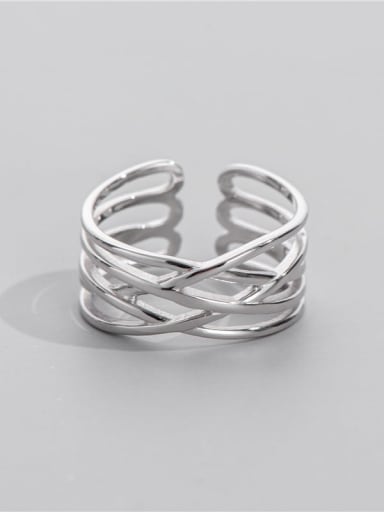 925 Sterling Silver Geometric Minimalist Stackable Ring