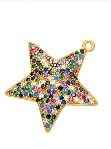 Bronze Fancy Fancy Diamond Small Star Wing Pendant