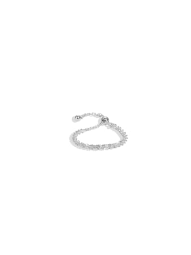 925 Sterling Silver Geometric Dainty Ring