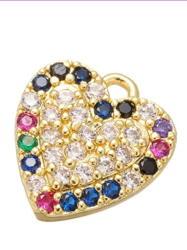 Copper Microset Fancy Heart-Shaped Diamond Accessories