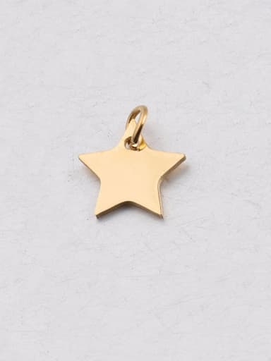 golden Stainless steel Star Band circle Minimalist Pendant
