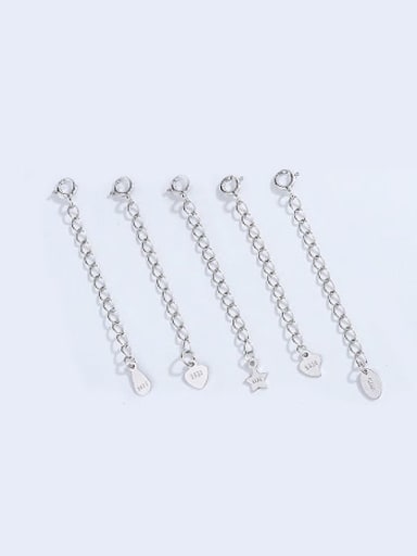 925 Sterling Silver Width: 5 cm Water Drop Claps : 5mm Chain Extender
