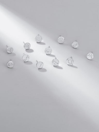 925 Sterling Silver Constellation Cute Stud Earring