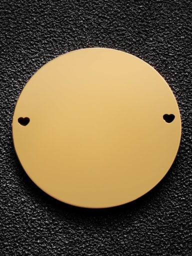 Stainless steel Round Charm Diameter : 30 mm