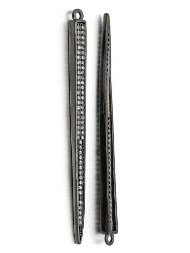 Copper Long Needle Micro Setting Pendant