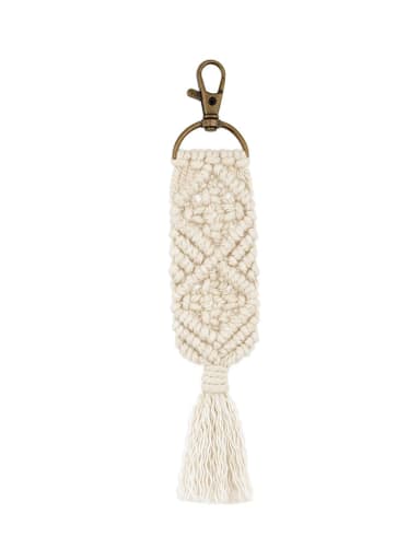 Alloy Cotton Rope  Tassel Bohemia Hand-Woven Bag Pendant