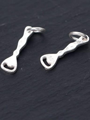 925 Sterling Silver Charm Height : 5 mm , Width: 17 mm