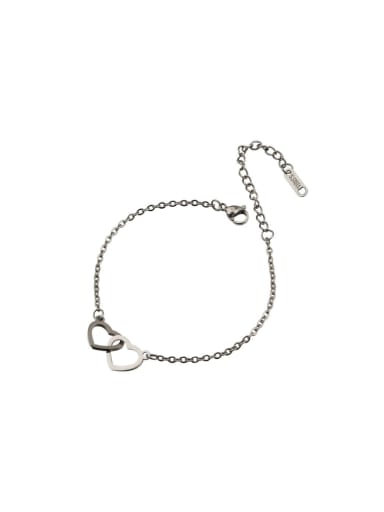 Stainless steel Heart Minimalist Bracelet