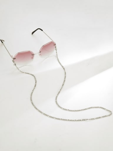 Natural color Stainless steel Minimalist Hollow Chain Sunglass Chains