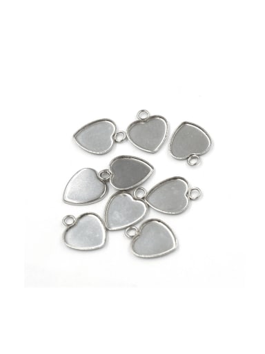 Stainless steel Love heart-shaped bottom support