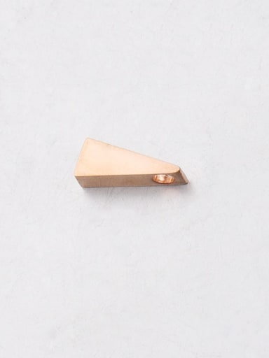 Rose Gold Stainless steel Triangle Small beads