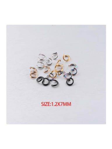 Stainless steel open ring single ring accessories