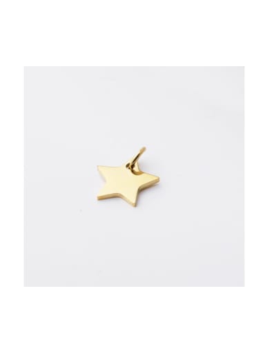 Stainless steel  five-pointed star pendant/accessory tail tag pendant