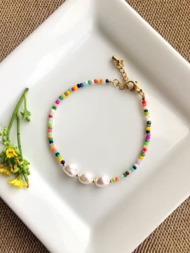 Freshwater Pearl Bohemia Handmade Beaded Bracelet