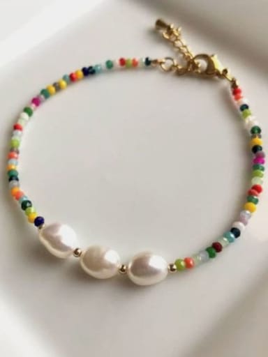 Freshwater Pearl Bohemia Handmade Beaded Bracelet