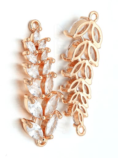 Rose Gold Brass Micro inlaid Mosaic Accessory