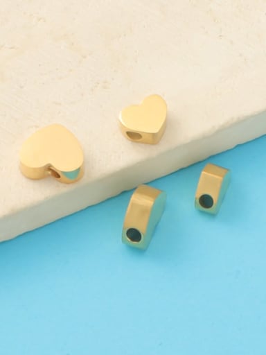 Stainless steel Minimalist Heart  DIY Pendant