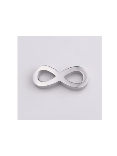 Stainless steel infinity symbol figure 8 connector